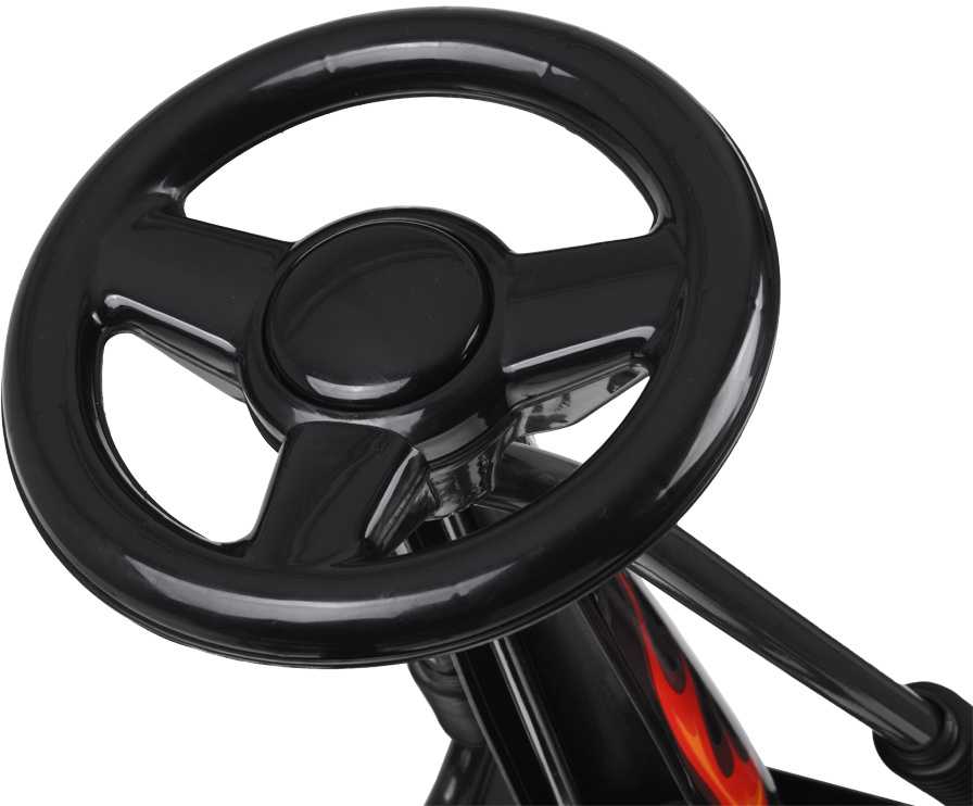 Jokomisiada Large pedal go-kart with adjustable seat and inflatable wheels SP0839