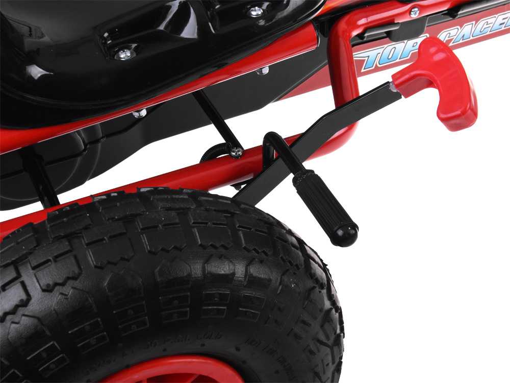 Jokomisiada Large pedal go-kart with adjustable seat and inflatable wheels SP0839