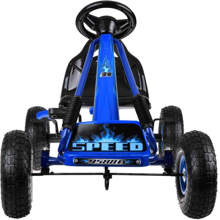 Jokomisiada Large pedal go-kart with adjustable seat and inflatable wheels SP0839