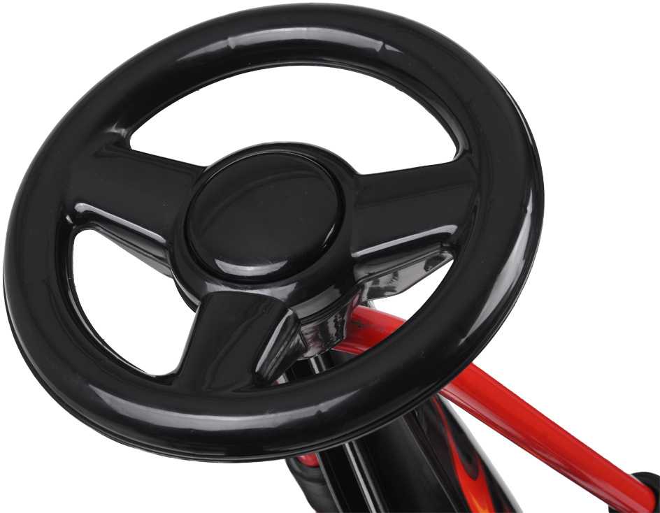Jokomisiada Large pedal go-kart with adjustable seat and inflatable wheels SP0839