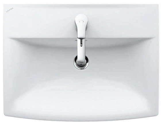 Laufen Pro Nordic praustuvas 60x42cm su maišytuvo anga, baltas