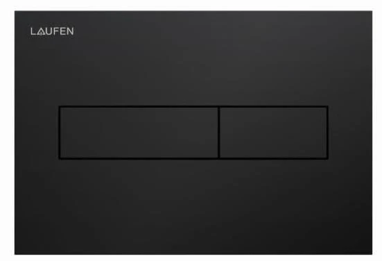 Laufen Nuleidimo mygtukas „Ineo Horizon“, 213x145 mm, matinė juoda