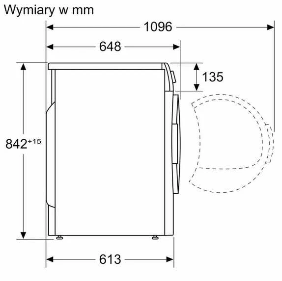 Džiovyklė Laundry dryer Bosch WQG243DRPL