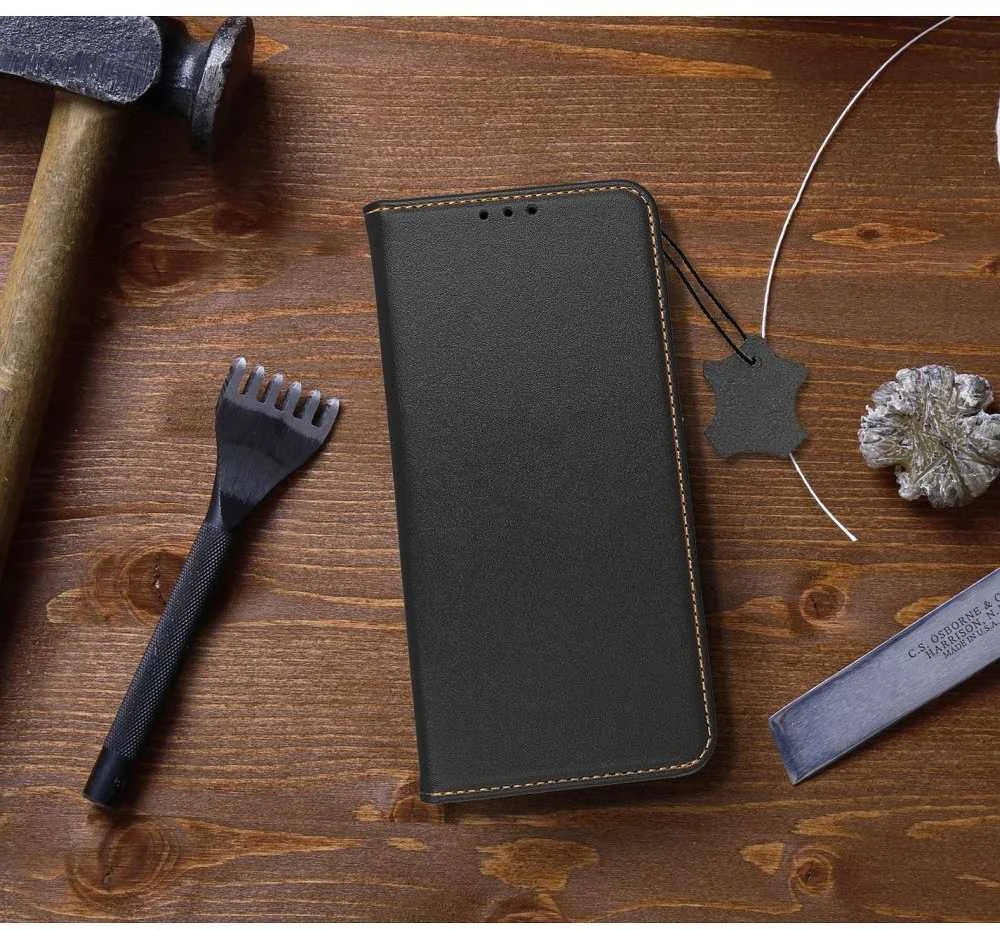 Dėklas Oem Flip case for iPhone 16e (SE 4 2025) Smart Pro Book leather juodas