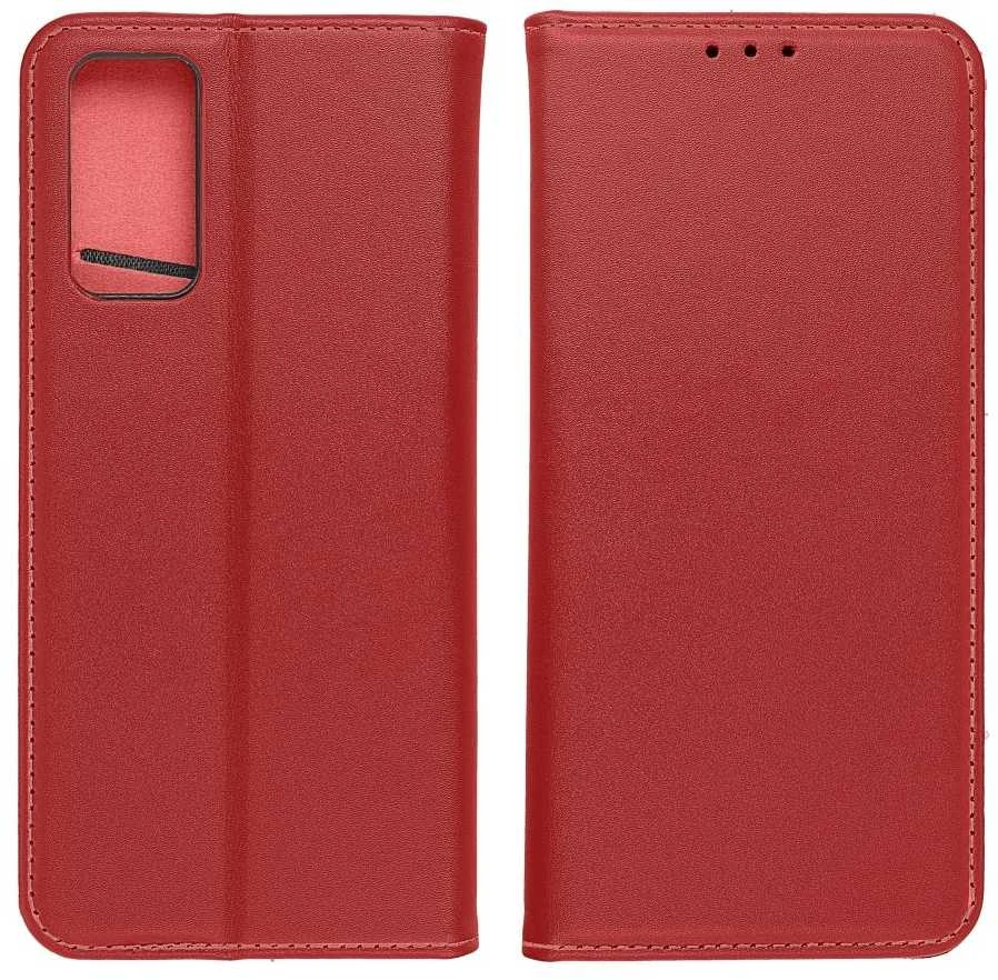 Forcell OEM atverčiamas dėklas, skirtas iPhone 17 AIR Smart Pro Book, odinis, bordo spalvos