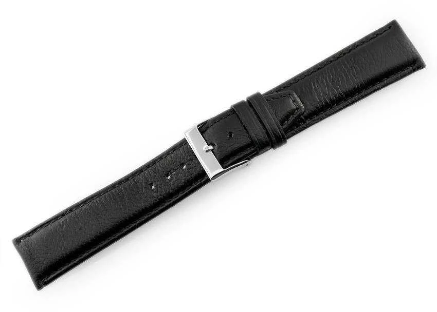 Pacific Odinis laikrodžio dirželis W26 - PREMIUM - juodas - 22mm