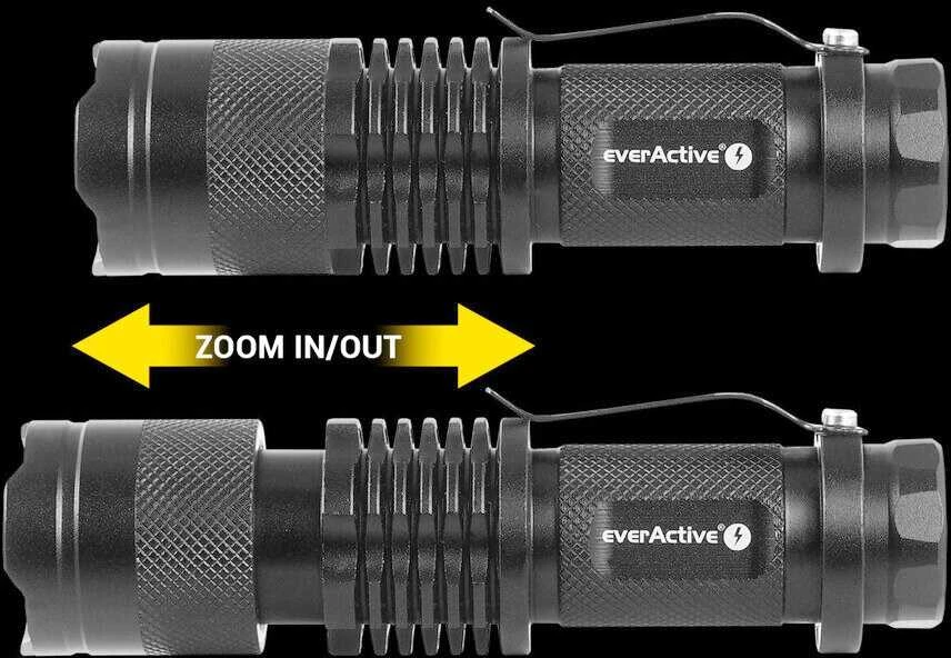LED žibintuvėlis everActive FL-180 Bullet 3W