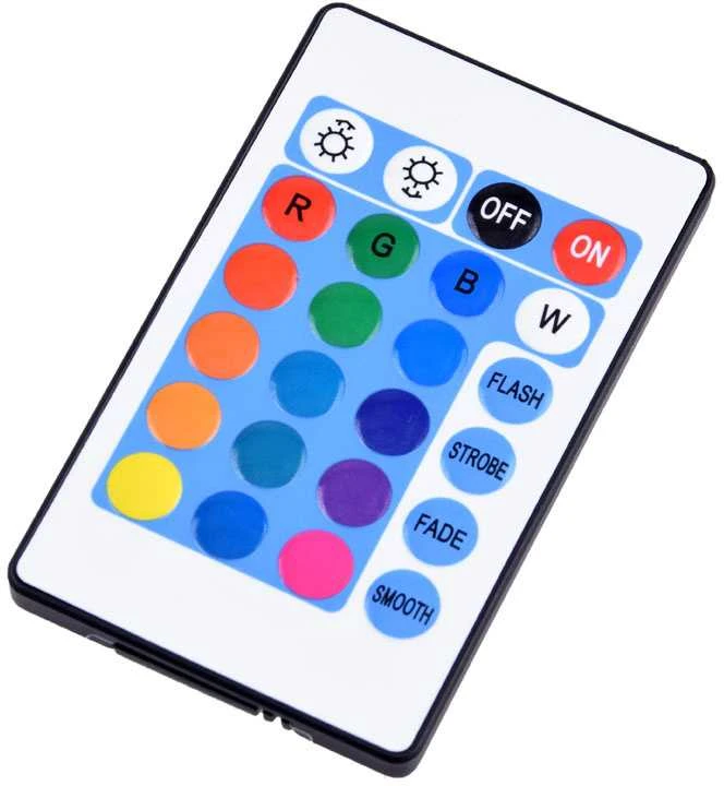 Jokomisiada LED juostelė 5m RGB + nuotolinio valdymo pultas vandeniui atspari