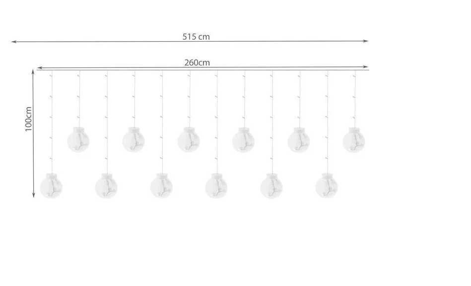 Iso Trade Universali lempučių girlianda 108 LED - daugiaspalvė 31V KŚ11345