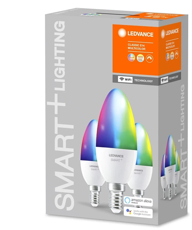 Ledvance Išmanioji LED lempa SMART WIFI, B38, 5W, E14, 470lm,RGBX3VNT