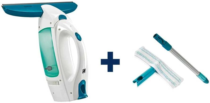 Leifheit Window vacuum cleaner, Baltas/žalias, Cordless