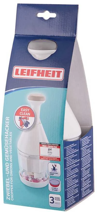 Leifheit Comfort & Clean 23030 baltas rankinis daržovių smulkintuvas