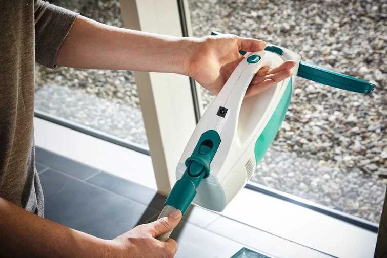 Leifheit Window vacuum cleaner, Baltas/žalias, Cordless
