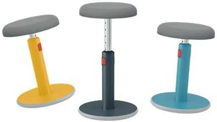 Ergonomiška kėdė Leitz Ergo Cosy, „du viename“, aksominės pilkos spalvos