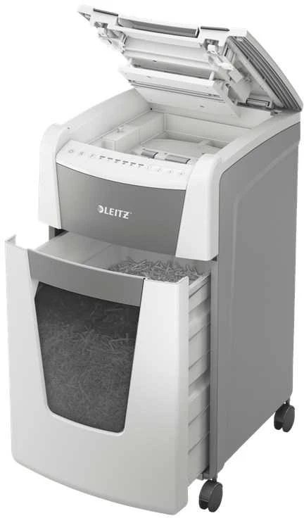 Leitz IQ Autofeed Office 300 Automatinis dokumentų naikiklis P4, Pilka/Balta