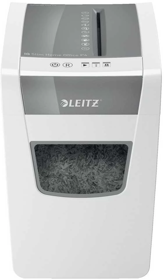 Dokumentų naikiklis LEITZ IQ Slim Home Office, P4, 23L, 4x28mm, 10 lapų