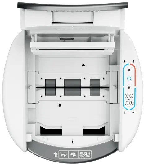 Leitz 80420000 IQ Optimax AutoFeed 300 paper shredder, P4, 300 sheets, 25-litre waste bin