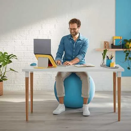 Sėdėjimo kamuolys Leitz Ergo Cosy, 65cm, šiltai geltonos spalvos