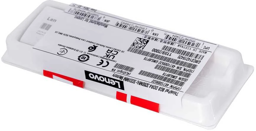 Lenovo | 8 GB | DDR4 | 3200 MHz | Užrašų knygelė | Registracijos Nr. | ECC Nr
