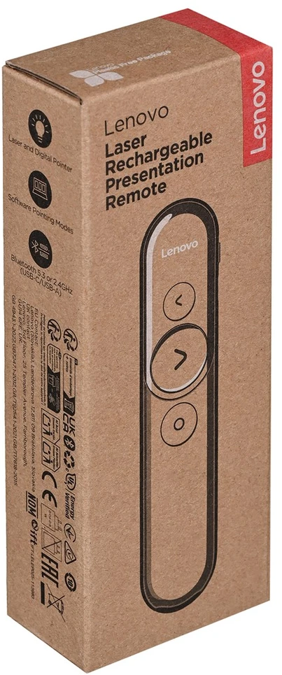 Įkraunamas lazerinis „Lenovo“ pristatymo nuotolinio valdymo pultas