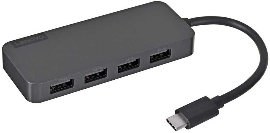 Lenovo | Priedai USB-C į 4 prievadų USB-A šakotuvas | Adapteriai | USB-C