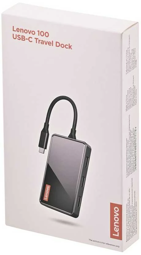 Lenovo | 100 USB-C Travel Dock | GX91M73945 | Travel Dock
