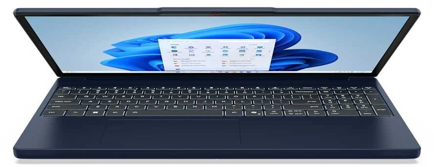 Lenovo IdeaPad Slim 3 15ARP10 AMD Ryzen™ 5 7535HS Nešiojamas kompiuteris 38.9 cm (15.3") WUXGA 16 GB DDR5-SDRAM 512 GB SSD Wi-Fi 6 (802.11ax) Windows 11 Home Mėlyna