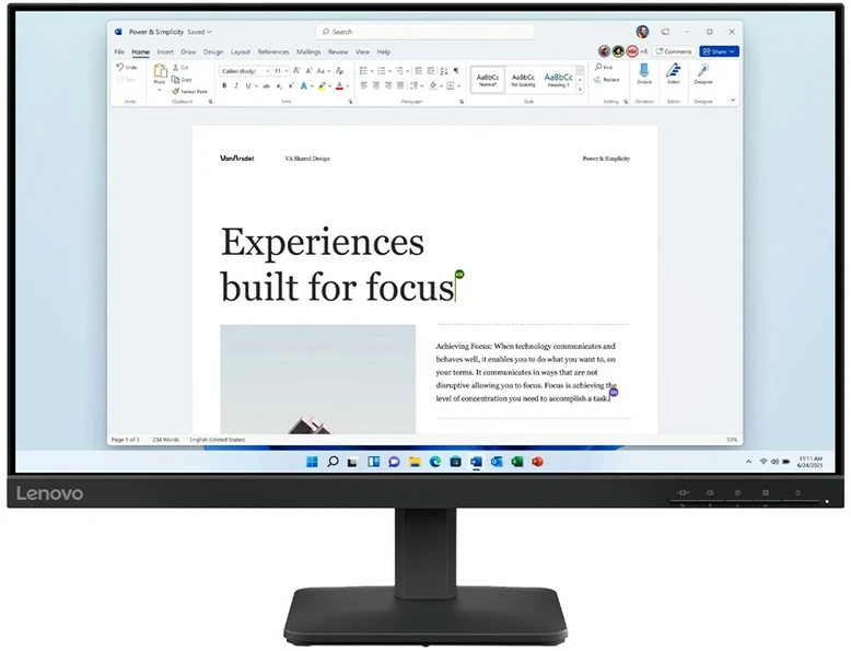 Monitorius Lenovo L24-4e - 100Hz | Full HD | 24"