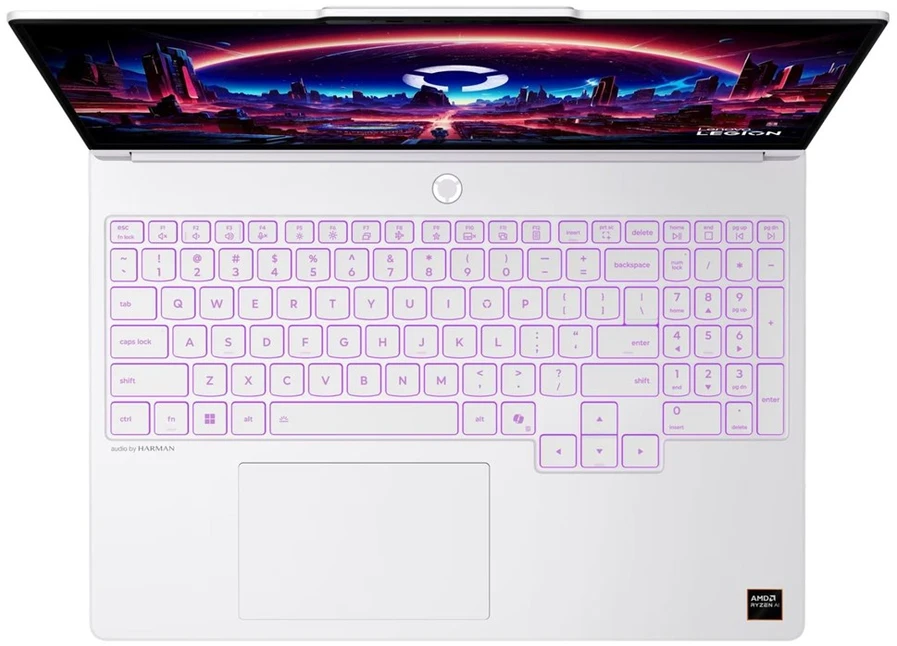 Nešiojamas kompiuteris Lenovo Legion 5 15AGP11 | AMD Ryzen AI 7 450, 15,3" WQXGA OLED 165 Hz, 16 GB RAM, 512 GB SSD, GeForce RTX 5060 8 GB | Baltas