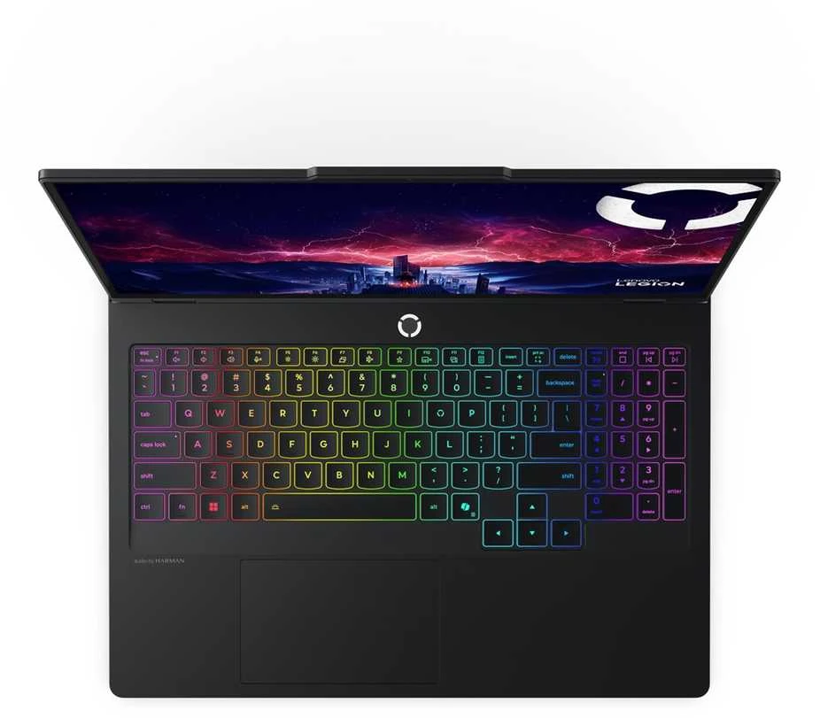 Lenovo Legion Pro 5 16AFR10 AMD Ryzen™ 9 9955HX Nešiojamas kompiuteris 40.6 cm (16") WQXGA 32 GB DDR5-SDRAM 1 TB SSD NVIDIA GeForce RTX 5070 Wi-Fi 7 (802.11be) Juodas