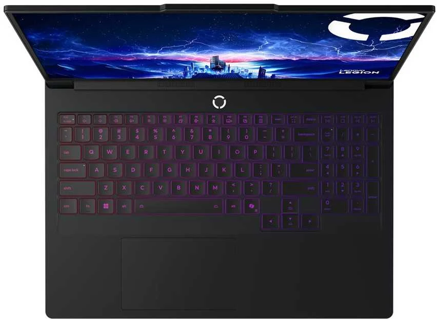Lenovo Legion Pro 7 16IAX10H Intel Core Ultra 9 275HX Nešiojamas kompiuteris 40.6 cm (16") WQXGA 64 GB DDR5-SDRAM 1 TB SSD NVIDIA GeForce RTX 5070 Ti Wi-Fi 7 (802.11be) NoOS Juodas