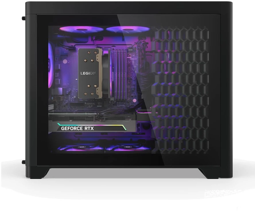 Lenovo Legion T5 30AGB10 Ryzen 5 7600 32GB DDR5 5600 1TB SSD GeForce RTX 5060 Ti 8GB WLAN+BT No OS Eclipse Juodas