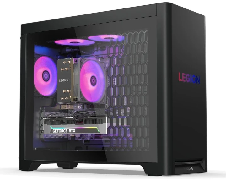 Stacionarus kompiuteris Lenovo Legion T5 30AGB10 Ryzen 7 7700X 32GB DDR5 5600 2TB SSD GeForce RTX 5070 12GB Windows 11 Eclipse Juodas