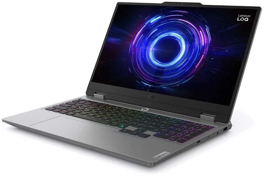 Lenovo LOQ 15IRX10 Intel® Core™ i5 i5-13450HX Nešiojamas kompiuteris 39.6 cm (15.6") Full HD 16 GB DDR5-SDRAM 512 GB SSD NVIDIA GeForce RTX 5060 Wi-Fi 6 (802.11ax) Windows 11 Home Pilkas (Pažeista pakuotė)