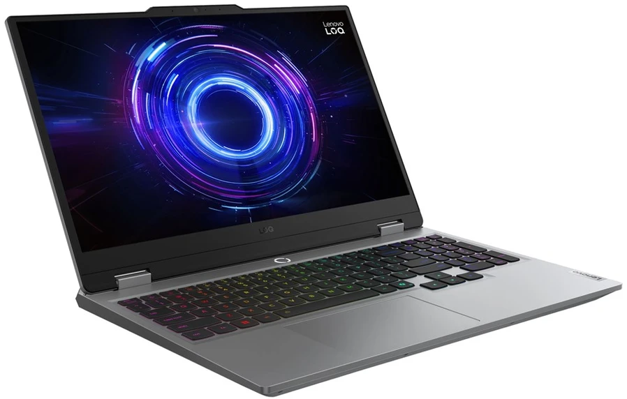 Lenovo LOQ 15IRX10 Intel® Core™ i5 i5-13450HX Nešiojamas kompiuteris 39.6 cm (15.6") Full HD 16 GB DDR5-SDRAM 512 GB SSD NVIDIA GeForce RTX 5060 Wi-Fi 6 (802.11ax) Windows 11 Home Pilkas (Pažeista pakuotė)