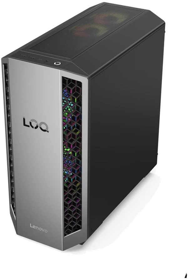 Stacionarus kompiuteris Lenovo LOQ Tower 26ADR10 Ryzen 7 8745HX 32GB DDR5 5200 1TB SSD GeForce RTX 5070 12GB Windows 11 Luna Pilkas / Eclipse Juodas