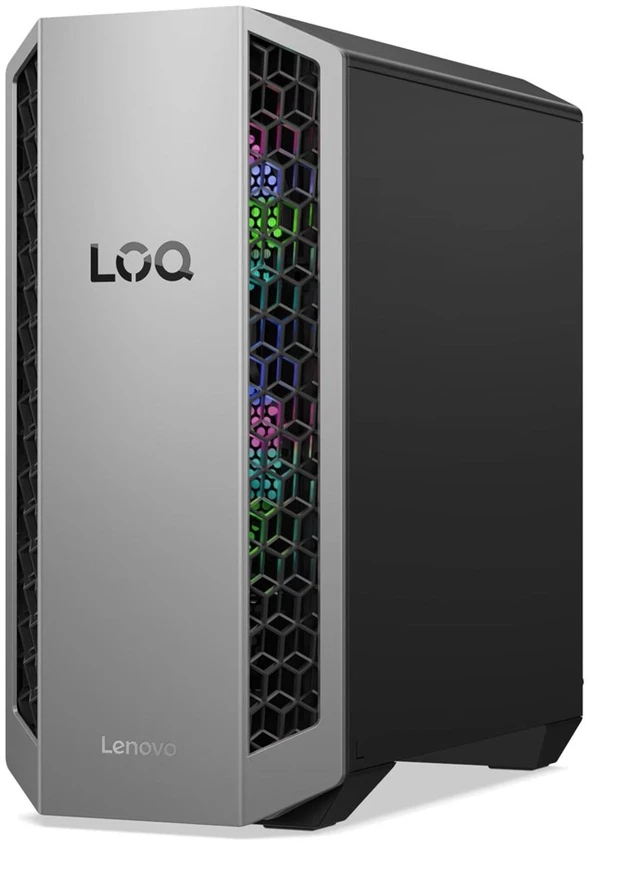 Stacionarus kompiuteris Lenovo LOQ Tower 26ADR10 Ryzen 7 8745HX 32GB DDR5 5200 1TB SSD GeForce RTX 5070 12GB Windows 11 Luna Pilkas / Eclipse Juodas