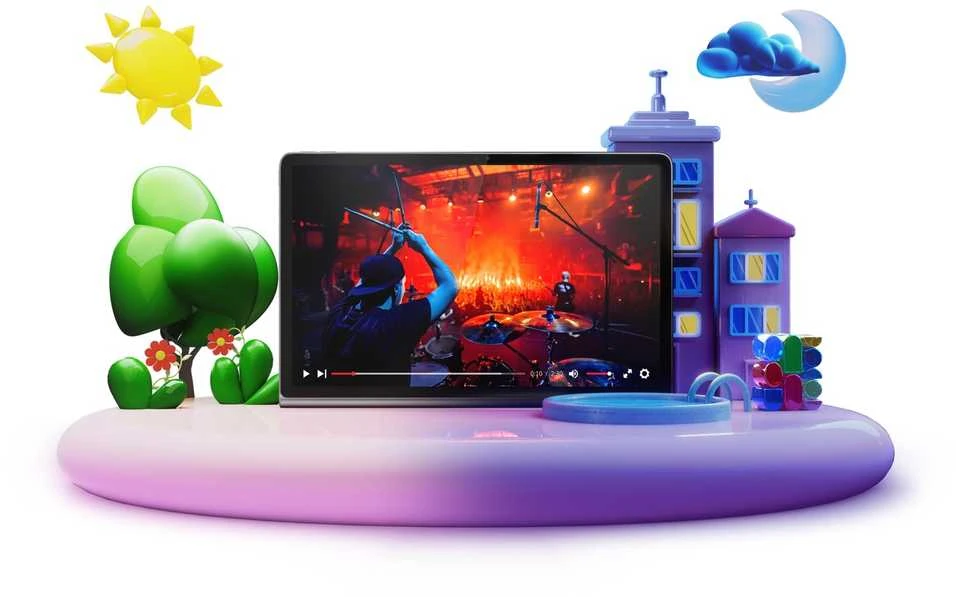 Planšetė Planšetinis Kompiuteris - Lenovo Tab Plus 11.5" 2K Ekranas, MediaTek Helio G99, 8GB RAM, 128GB Atmintis, Android 14, Pilkas