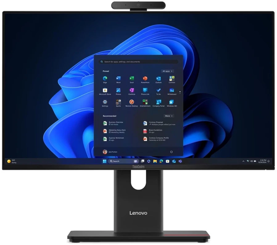 Lenovo „ThinkCentre M70a G6 Ultra 7“ universalus 265T 23,8 colio FHD IPS 120 Hz 250 nitų LBL AG 32 GB DDR5 5600 1 TB SSD „Intel Graphics 5.0MP“ kamera vPro „Windows 11 Pro“ Juodas 3 metų garantija vietoje