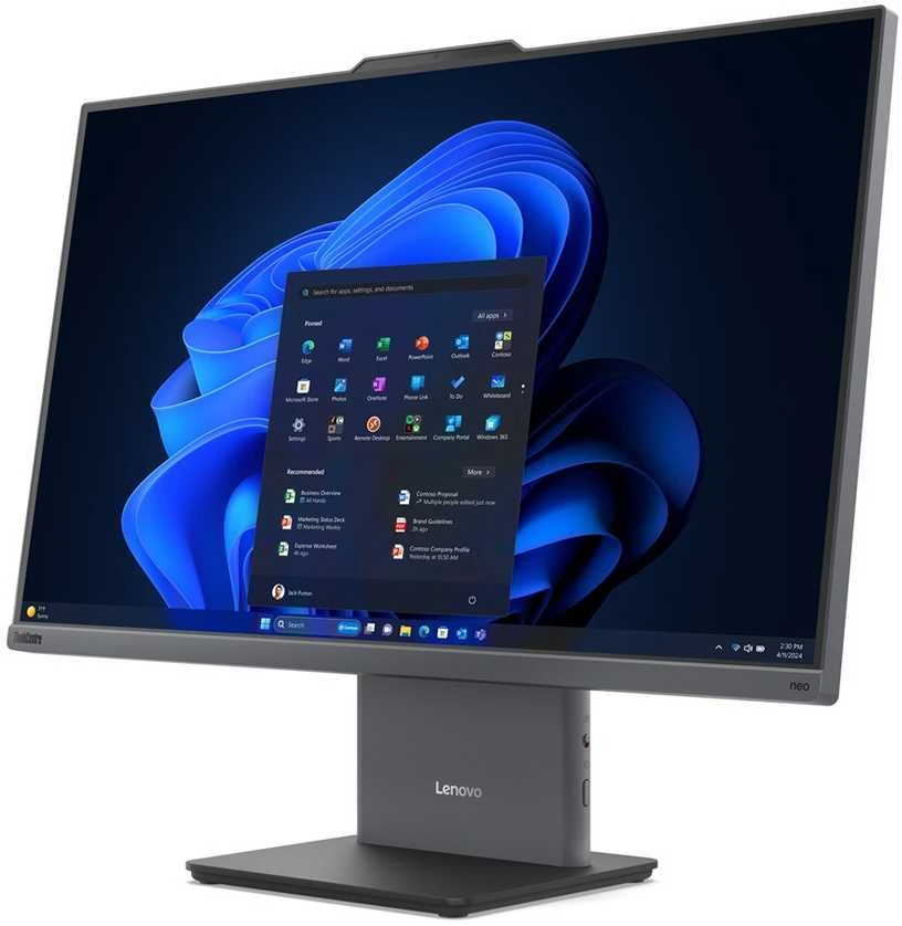 Stacionarus kompiuteris Lenovo ThinkCentre neo 50a 27 Gen 5 Intel® Core™ i7 i7-13620H 68.6 cm (27") 1920 x 1080 pikselių All-in-One PC 16 GB DDR5-SDRAM 1 TB SSD Windows 11 Pro Wi-Fi 6 (802.11ax) Pilkas