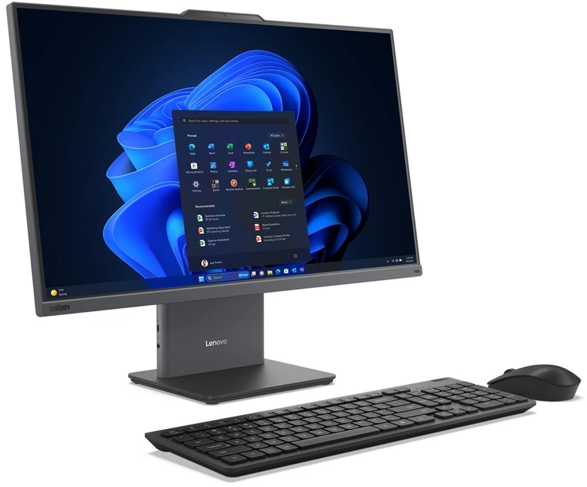 Stacionarus kompiuteris Lenovo ThinkCentre neo 50a 27 Gen 6 LNL Intel Core Ultra 7 256V 68,6 cm (27") 1920 x 1080 pikselių „All-in-One“ kompiuteris 16 GB LPDDR5x-SDRAM 512 GB SSD Windows 11 Pro Wi-Fi 6 (802.11ax) Pilkas