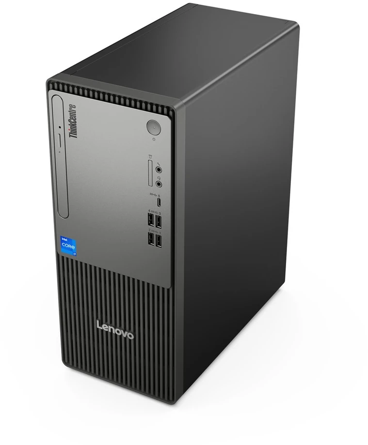Lenovo ThinkCentre neo 50t Gen 5 Intel® Core™ i3 i3-14100 8 GB DDR5-SDRAM 256 GB SSD Windows 11 Pro Tower PC Juodas