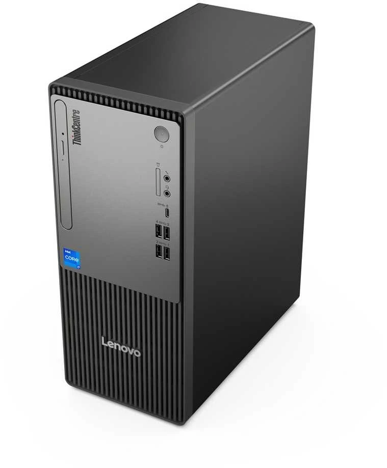 Lenovo ThinkCentre neo 50t Intel® Core™ i3 i3-14100 8 GB DDR5-SDRAM 512 GB SSD Windows 11 Pro Tower PC Juodas, Pilkas