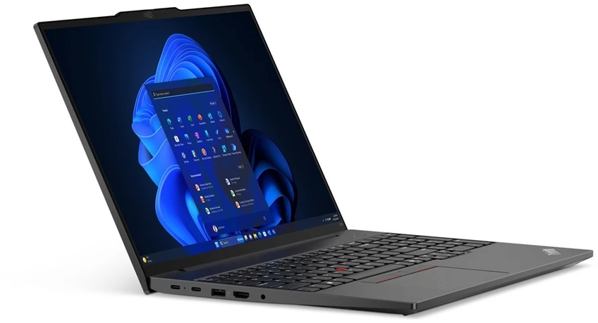 Klaviatūra Lenovo „ThinkPad E16 AMD Ryzen™ 7 7735U“ nešiojamasis kompiuteris, 40,6 cm (16 colių), lietimui jautrus ekranas, WUXGA, 16 GB DDR5-SDRAM, 1 TB SSD, „Wi-Fi 6“ (802.11ax), „Windows 11 Pro“, JAV anglų kalba, juoda, naujas, perpakuotas