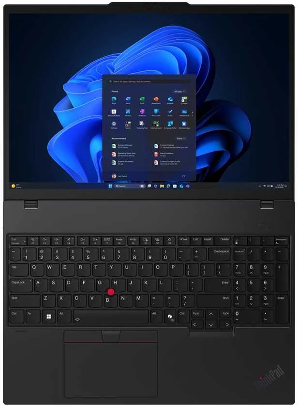 Lenovo ThinkPad T16 Gen 4 (Intel) Intel Core Ultra 7 255U Nešiojamas kompiuteris 40.6 cm (16") WUXGA 16 GB DDR5-SDRAM 512 GB SSD Wi-Fi 6E (802.11ax) Windows 11 Pro English Juodas