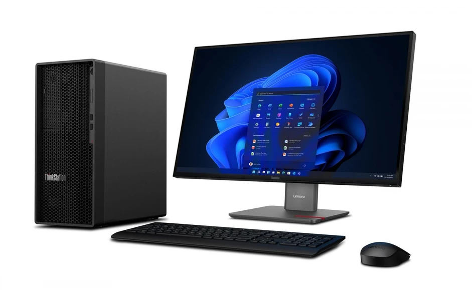 Stacionarus kompiuteris Lenovo „ThinkStation P2 Tower“ su 2 kartos „Intel Core Ultra 7 265K“ procesoriumi, 64 GB DDR5-SDRAM, 2x1 TB SSD, „NVIDIA GeForce RTX 5070“, „Windows 11 Pro“ darbo stotis, Juodas