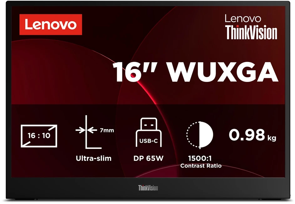 Lenovo ThinkVision M16 Monitorius