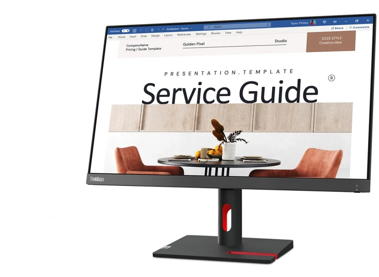 Monitorius Lenovo ThinkVision S24i-30 LED ekranas 60.5 cm (23.8") 1920 x 1080 pikselių Full HD Juodas