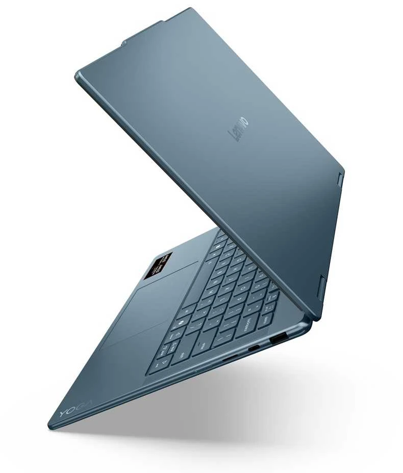 Lenovo Yoga 7 2-in-1 14AKP10 Copilot+ asmeninis kompiuteris AMD Ryzen AI 5 340 hibridinis (2-in-1) 35,6 cm (14") Jutiklinis ekranas WUXGA 16 GB LPDDR5-SDRAM 512 GB SSD Wi-Fi 7 (802.11be) Windows 11 Home Teal