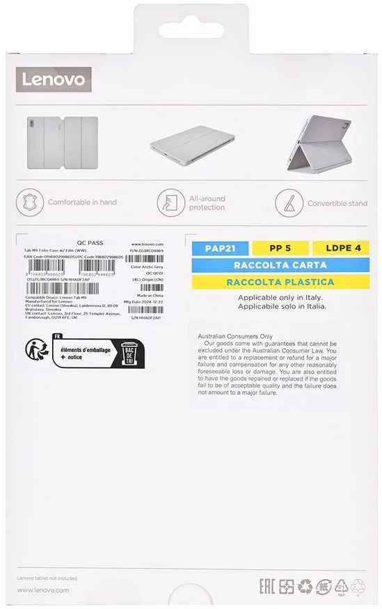 Lenovo | Folio Case for Tab M9 | Folio Case | Pilkas